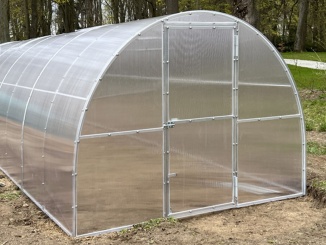 Obloukové skleníky s jeklovou konstrukcí –  Mango 3 x 3 m polykarbonát 6 mm BDX00322